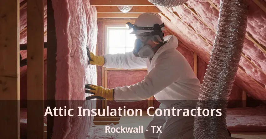 Attic Insulation Contractors Rockwall - TX