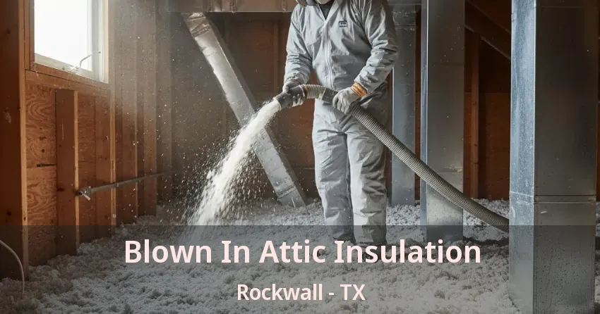 Blown In Attic Insulation Rockwall - TX