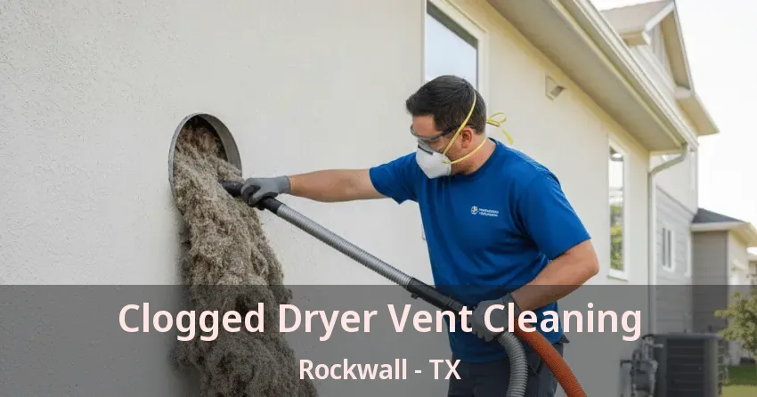 Clogged Dryer Vent Cleaning Rockwall - TX