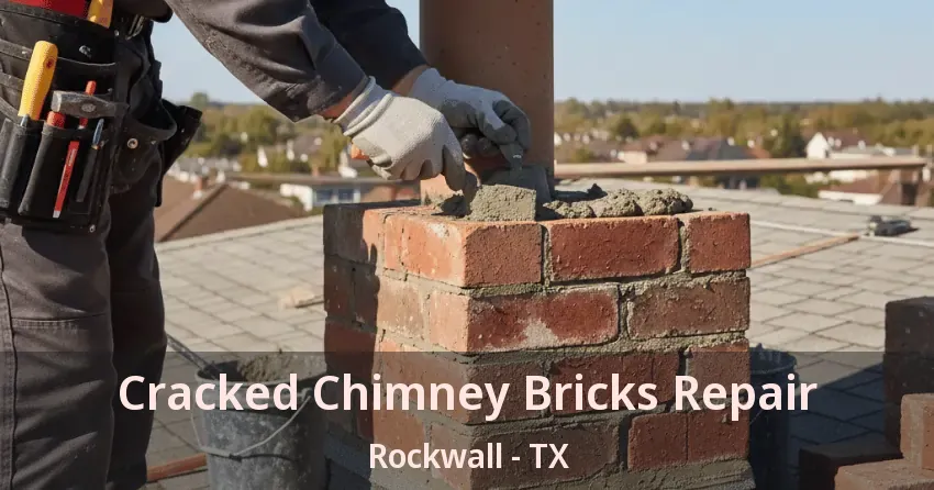 Cracked Chimney Bricks Repair Rockwall - TX