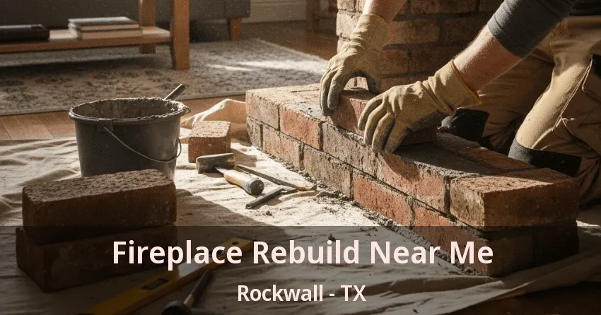 Fireplace Rebuild Near Me Rockwall - TX