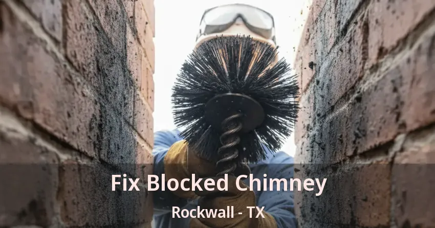 Fix Blocked Chimney Rockwall - TX