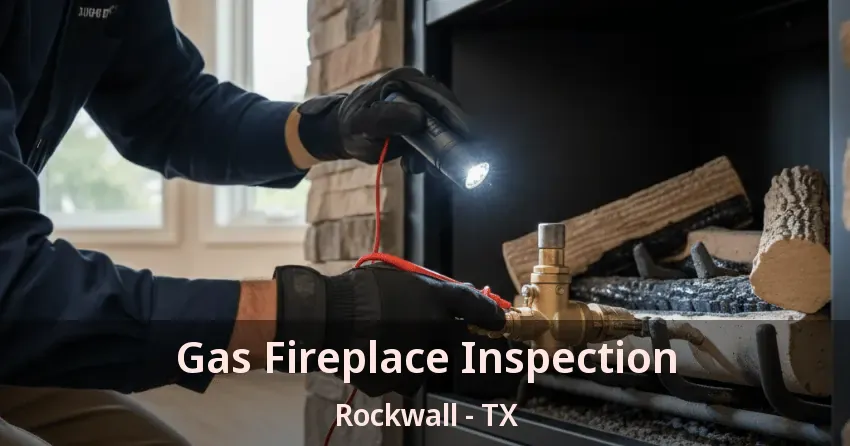Gas Fireplace Inspection Rockwall - TX