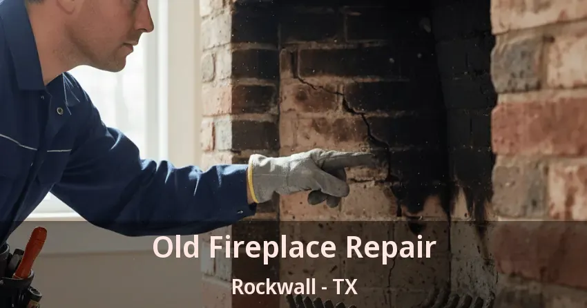 Old Fireplace Repair Rockwall - TX