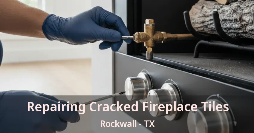 Repairing Cracked Fireplace Tiles Rockwall - TX