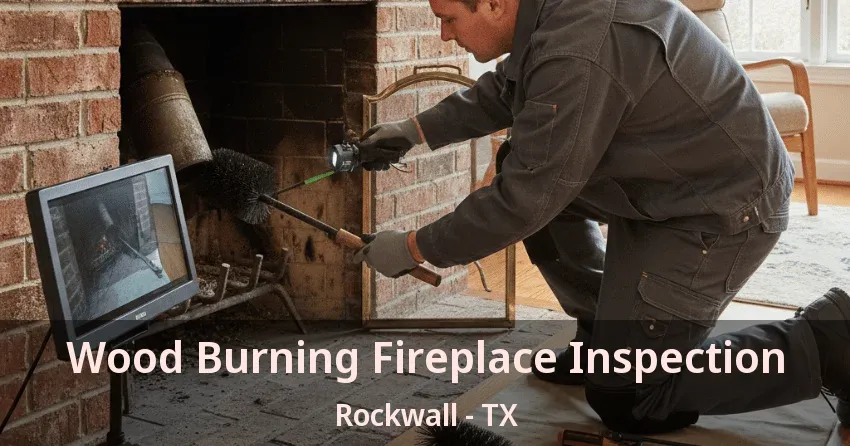 Wood Burning Fireplace Inspection Rockwall - TX